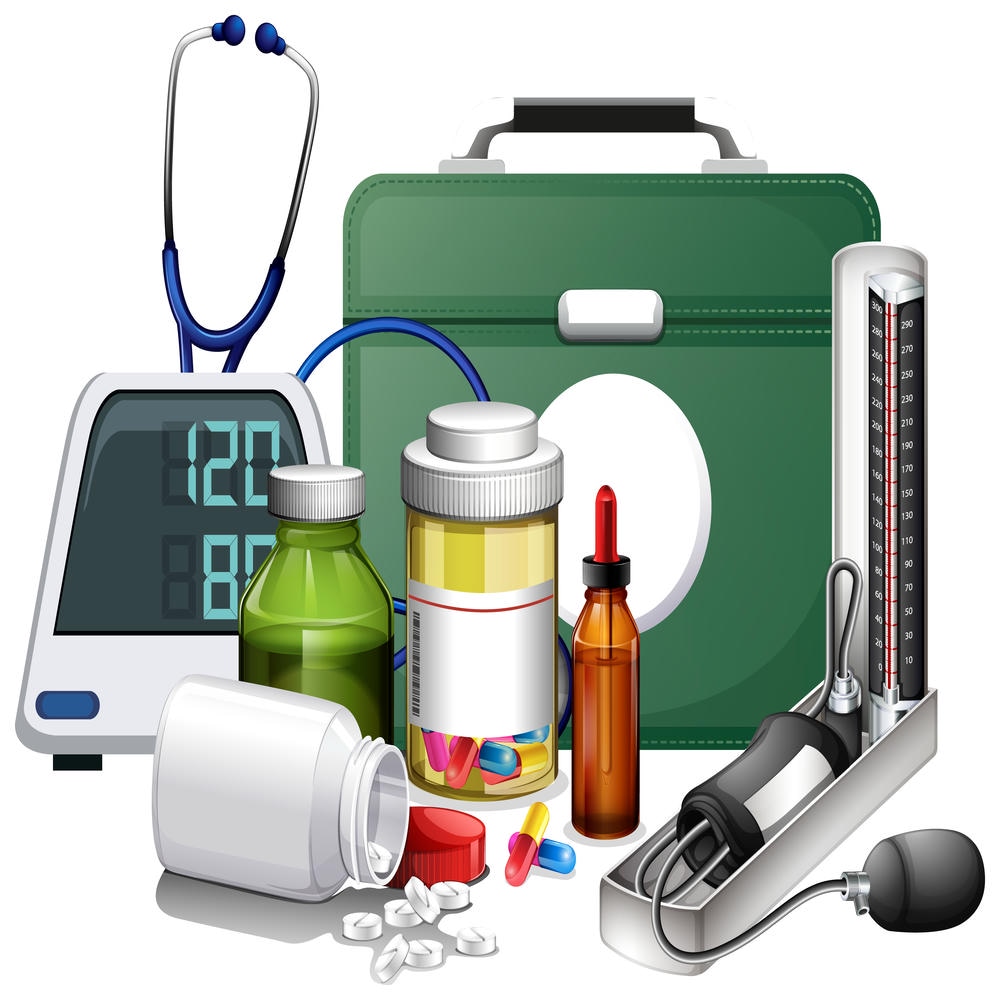 Medical Equipments Vector - Medical Higher Study™