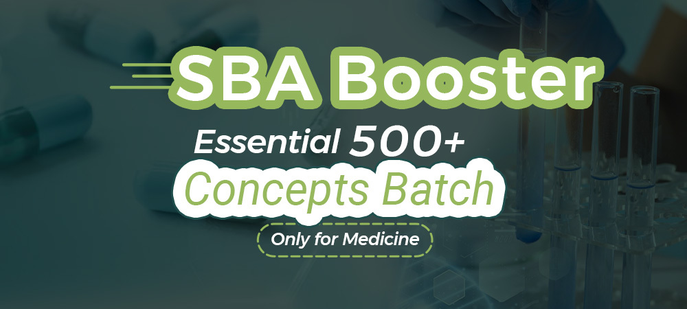 SBA Booster Medicine Only 1 - Medical Higher Study™